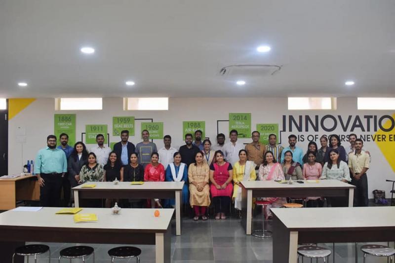 In our session on Prototyping & 3D Printing , we had a lot of fun & engaged participants. As a result of inviting teachers from different schools with a variety of expertise, we were able to learn too. 