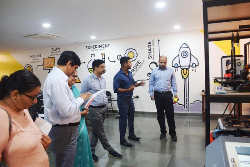 Thank you Dr. Neena Panandikar , Mr. Kaustubh Priolkar , Mr. Suman Kundu and Mr. Yashvit Naik for your kind visit to our Prototyping Lab. We were thrilled to have you over, and look forward to meeting again.
