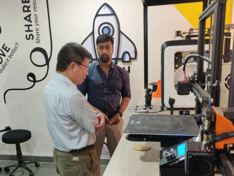 Dr. Xiangyang Jiang, Director - Putzmeister Group - India visited us at our Prototyping Lab. He also mentioned the technological impacts created by Putzmeister Group.