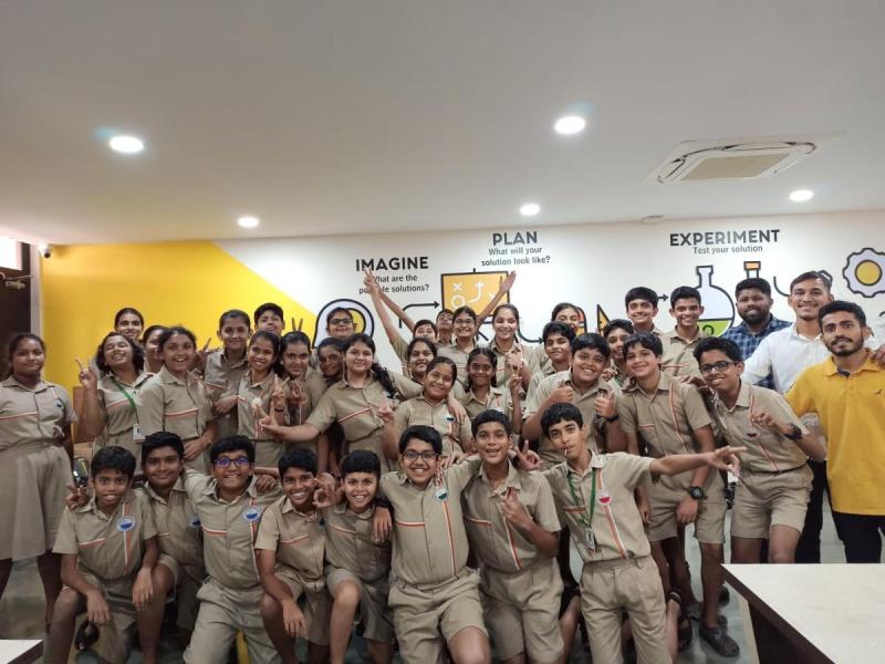 Innovation, Prototyping and Robotics Workshop for Batch-2 of Manovikas High School, Margao, Goa. Speaker- Siddhant Panjikar ( Mentor at Prototyping Lab, 3D Designer & 3D-Printing) and Shivraj Naik ( Mentor for Robotics). Total no. of Participants - 35