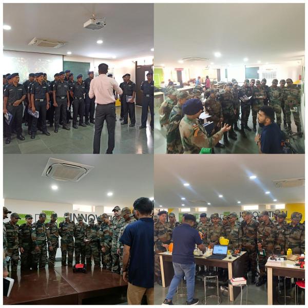 On November 10, 2023. Indian Army officers have visited in Rapid Prototyping Lab. They were amazed with the 3D Printing technology and the Prototypes. 