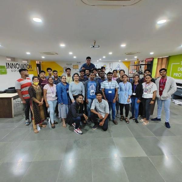 BCA students from Rosary College visited us to learn about the opportunities and facilities Goa State Innovation Council provides.The session was engaging and fun as we shared ideas and future innovations we can expect fromthe rapidly growing tech industry.