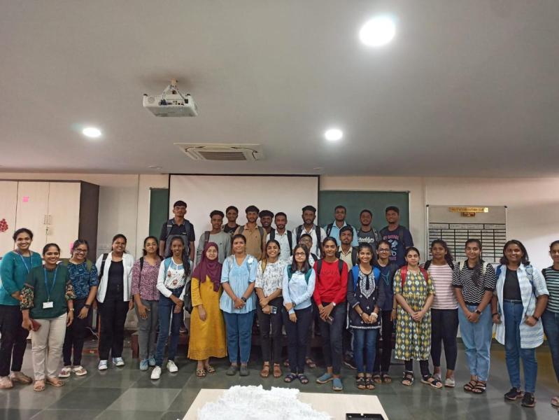 On August 11, 2023, the First Year students of Don Bosco College of Engineering, Fatorda, had visited in the Rapid Prototyping Lab. They seen the projects and  3D technology. 