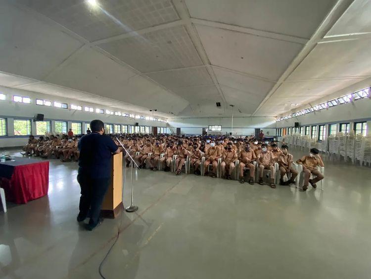 A sensitization workshop on Innovation, Creativity & Prototyping at Fr. Agnel High School -Verna. There was a lot of activity among the students and they were attentive to all the questionsasked!!! 