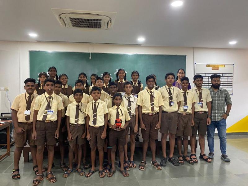 On 29 August, 2023. GSInC conducted a Think, Design, Prototyping session for Govt. High School, Valkini, Sanguem-Goa.Speaker Mr. Siddhant Panjikar. Total number of students are 40.