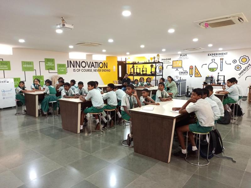 On February 20, 2024. Think Design and Prototyping session and workshop on Robotics for the students of PM SHRI Govt High School, Gaval Khol, Canacona-Goa. Total number of students are 26.