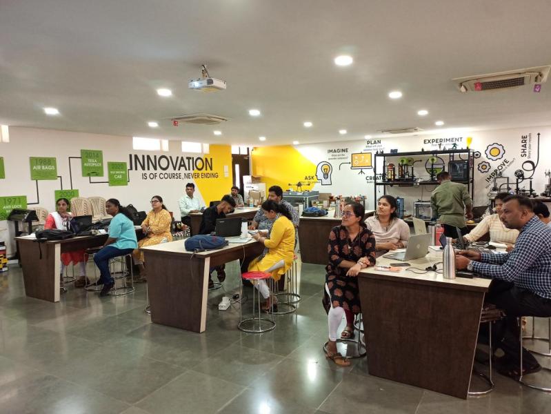 On May 05, 2025. Day-1 Faculty Development Program for teachers. 3D Designing: Introduction to Blender Software 