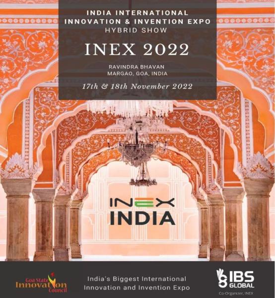 India's Biggest International Innovation & Invention Expo.The seventh edition of India International Innovation & Invention Expo was organised in Goa,in the city of Margao on November 17-18, 2022, under the patronage of some of the world'slargest associations promoting innovation. This year's edition is supported by Goa State Innovation Council of the government of Goa, industry associations and India's leading research and development Institutes.