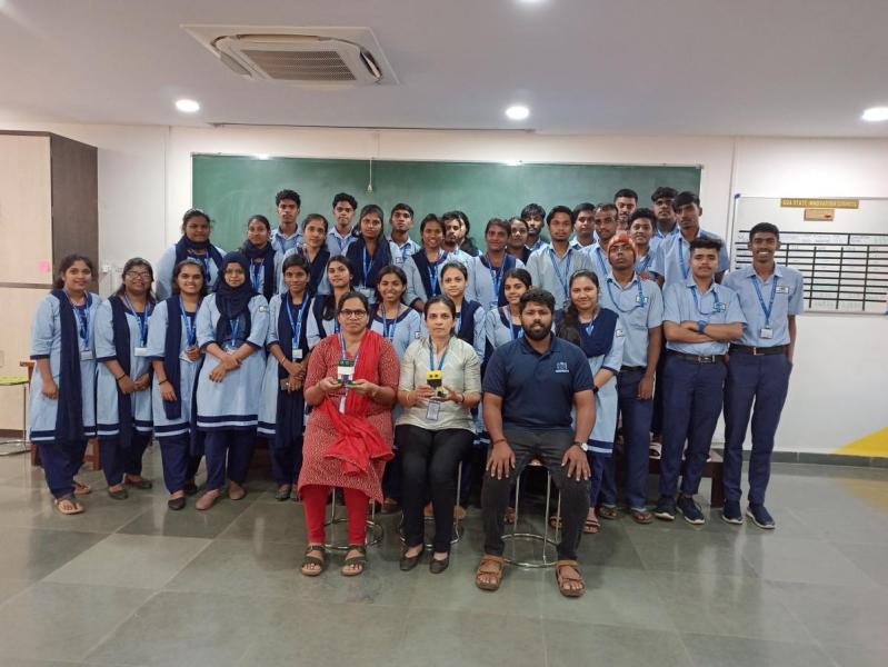 On February 07, 2024. Think, Design and Prototyping session and Workshop on 3D printing and Robotics for the Students of Margao Government Industrial Training Institute, Margao-Goa. Total number of students are 33.