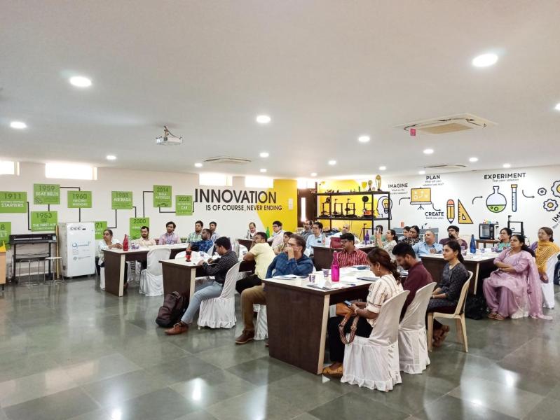 On February 23,2024. Nurturing student projects from inception to realization! Shares insights into the strategic incubation process, guiding aspiring minds to transform ideas into impactful projects. Part of Faculty Development Program. Total Participants was 34. 