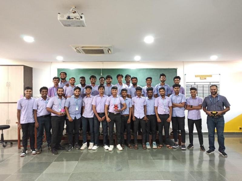 On October 25, 2023. Think, Design, Prototyping and Robotic & 3D Printing workshop for the Final Year Mechanical Deploma students of Fr.Agnel Polytechnic College, Nuvem, Goa. Total number of students are 25.