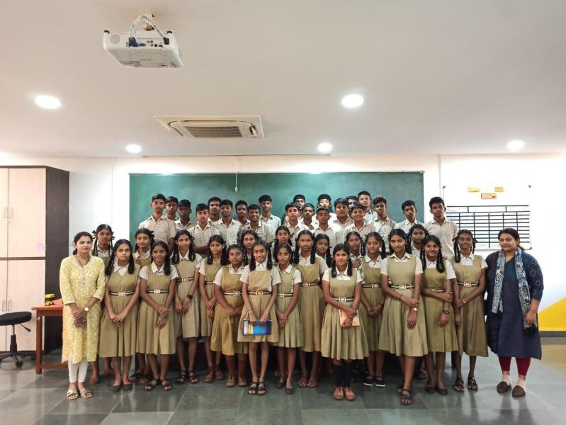 On January 19, 2024. Think, Design and Prototyping Session for the students of Government High School, Davorlim, Margao-Goa. Students shown interest in 3D Printing technology. Speaker is Mr. Vedanth Pagi. Total number of students are 41.