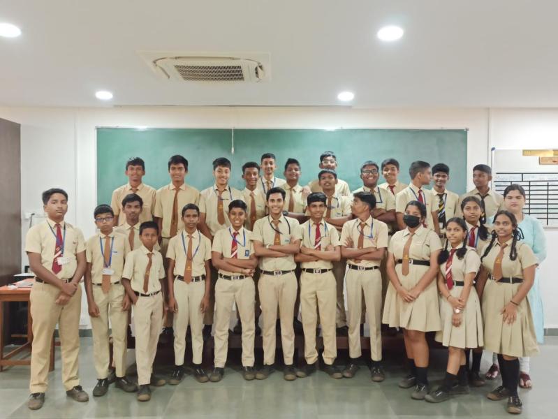 On March 07, 2024. Think Design and Prototyping session for the students of Pope John XXIII High School, Quepem-Goa. Total number of students are 26.