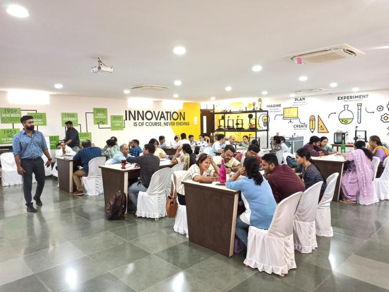 On February 23, 2024. Introduction session to Goa State Innovation Council's Virtual Innovation Register (VIR) and support Schemes for students project idea's was conducted in Rapid Prototyping Lab as part of Faculty Development Program. Total numbers of Participants was 34