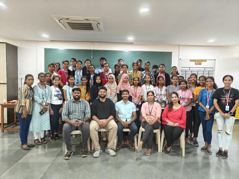 On October 17, 2024. Think Design and Prototyping workshop for the students of Cuncolim Educational Society's College of Arts & Commerce (CES), Cuncolim-Goa. Total number of students are 38