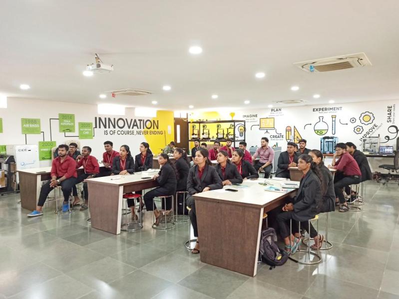 On October 01, 2024. Think Design and Prototyping workshop for the Mcom students of GVM'S Gopal Govind Poy Raiturcar College of Commerce & Economics, Farmagudi, Ponda-Goa. Total numbers of students are 23