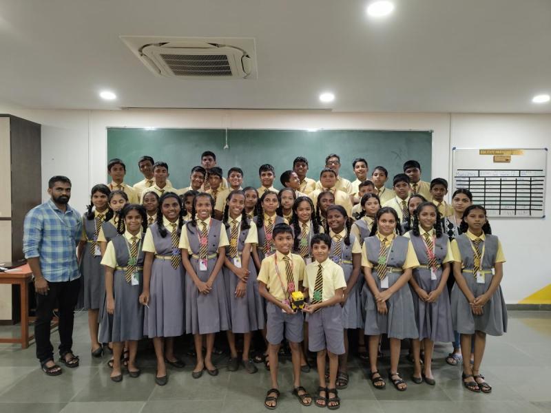 On July 11, 2024. Think Design & Prototyping session and Workshop on 3D Printing & Robotics for the students of St. Thereza's Convent High School, Rai, Margao-Goa. Total numbers of students 38.