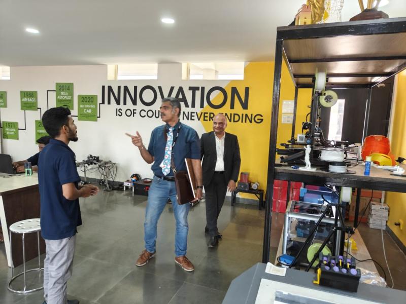On March 02, 2024. Charting the Innovation Frontier!Raj Kapoor, Founder of Indian Blockchain Alliance, Explores GSInC Prototyping Lab.