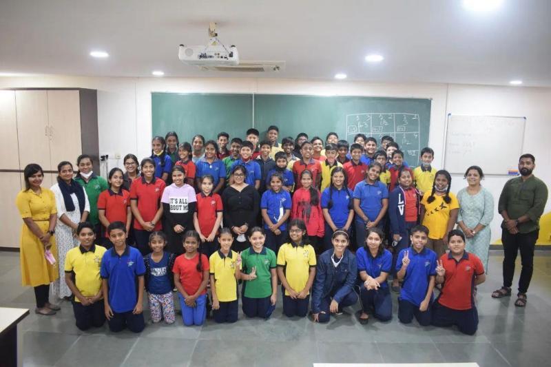 It was a pleasure to host students of Bloomz Goa at our facility, and they had a lot of fun andlearnt a lot as well. Asier Solutions team conducted a session on Robotics.