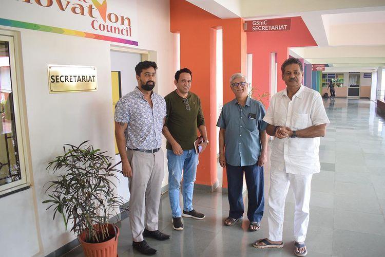 Behind every young Cricketer who believed in himself had a hero who believed first.... Thrilledto meet "KIRTI AZAD" today at Innovation Council Team India 1983 World Cup Squad.