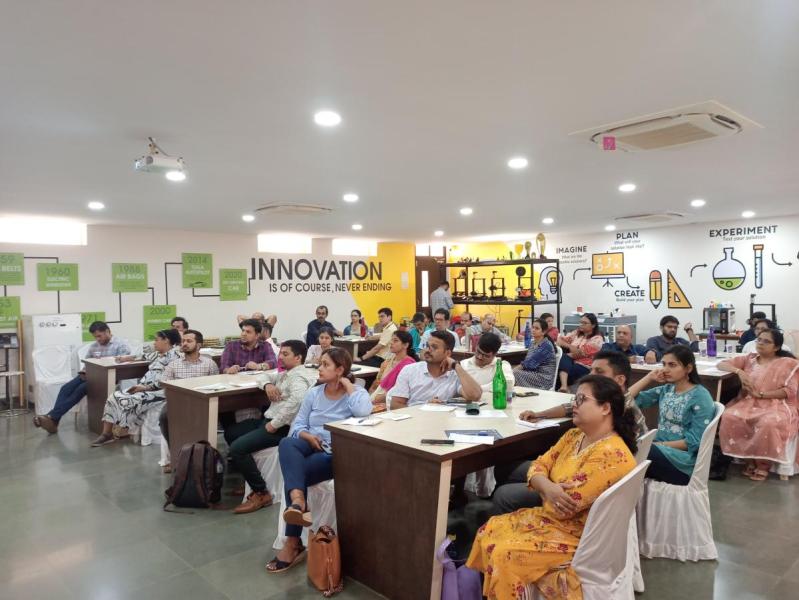 On February 24, 2024. Empowering parents? Teachers with the tools for supporting student projects! Insightful online session, shares valuable guidance on fostering creativity and success in  your child's project journey . Part of Faculty Development Program. Total numbers of Participants 34. 